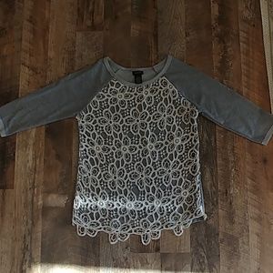 Rue 21 Laced Sweatshirt